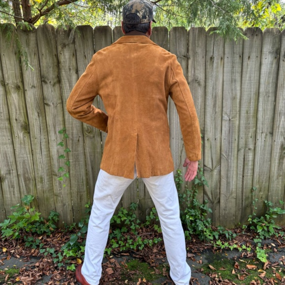 Vintage All-Suede Ranch Blazer—Men's M—Hollywood Hippie Chic—Handmade in Mexico? - Picture 12 of 13